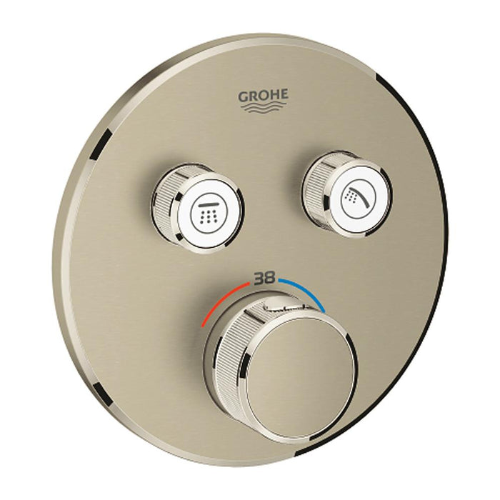 Grohe Grohtherm Chrome Smartcontrol Thermostat for Concealed Installation with 2 Valves - Unbeatable Bathrooms