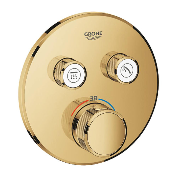 Grohe Grohtherm Chrome Smartcontrol Thermostat for Concealed Installation with 2 Valves - Unbeatable Bathrooms