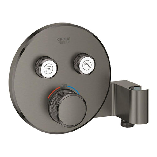 Grohe Grohtherm Chrome Smartcontrol Thermostat for Concealed Installation with 2 Valves and Integrated Shower Holder - Unbeatable Bathrooms