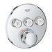 Grohe Grohtherm Chrome Smartcontrol Thermostat for Concealed Installation with 3 Valves - Unbeatable Bathrooms