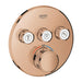 Grohe Grohtherm Chrome Smartcontrol Thermostat for Concealed Installation with 3 Valves - Unbeatable Bathrooms