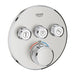 Grohe Grohtherm Chrome Smartcontrol Thermostat for Concealed Installation with 3 Valves - Unbeatable Bathrooms