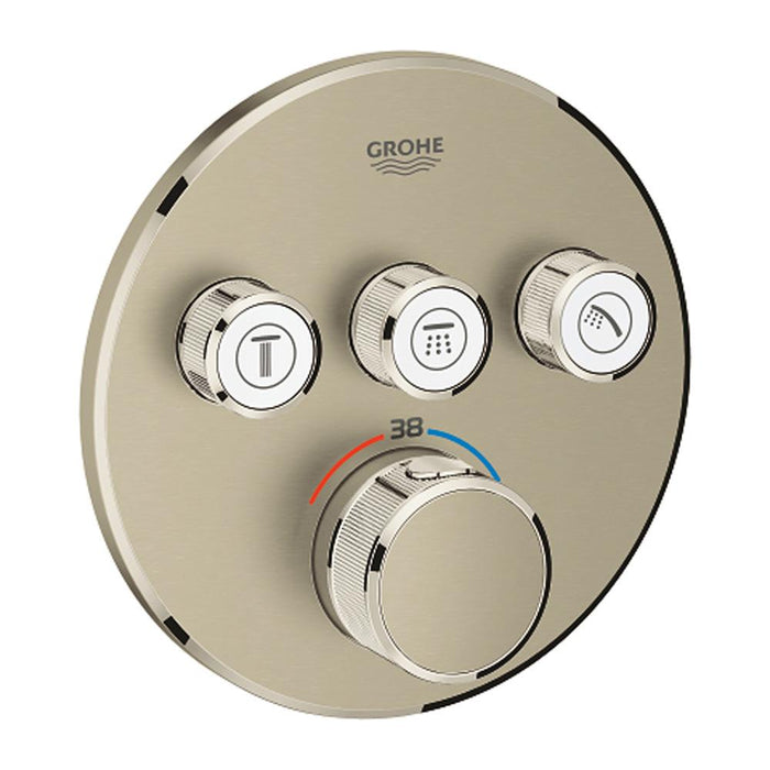 Grohe Grohtherm Chrome Smartcontrol Thermostat for Concealed Installation with 3 Valves - Unbeatable Bathrooms