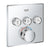 Grohe Grohtherm Smartcontrol Thermostat for Concealed Installation with 3 Valves and Square Design - Unbeatable Bathrooms