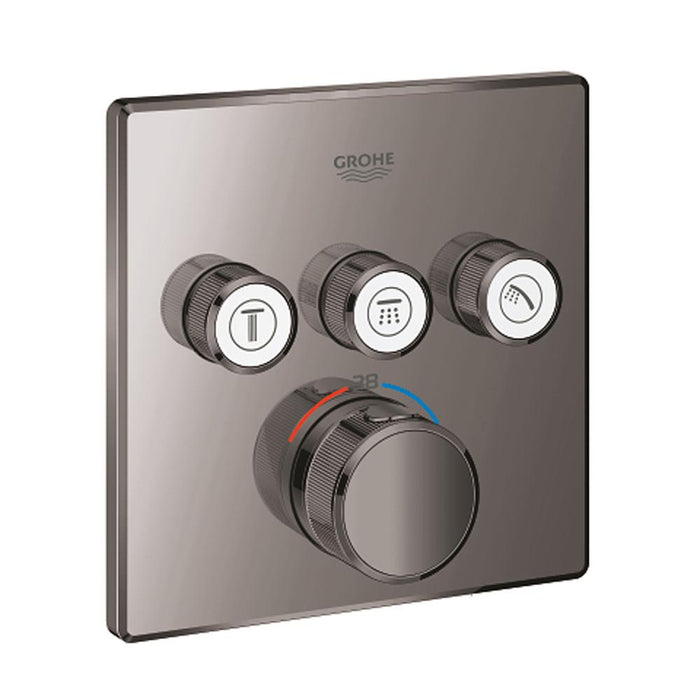 Grohe Grohtherm Smartcontrol Thermostat for Concealed Installation with 3 Valves and Square Design - Unbeatable Bathrooms