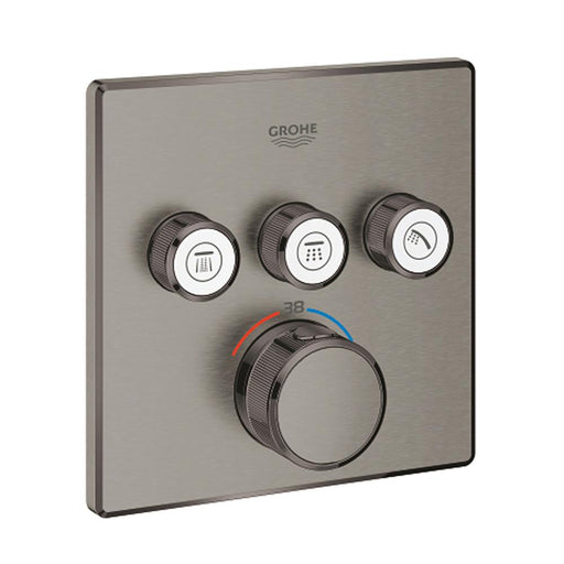 Grohe Grohtherm Smartcontrol Thermostat for Concealed Installation with 3 Valves and Square Design - Unbeatable Bathrooms