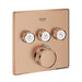Grohe Grohtherm Smartcontrol Thermostat for Concealed Installation with 3 Valves and Square Design - Unbeatable Bathrooms