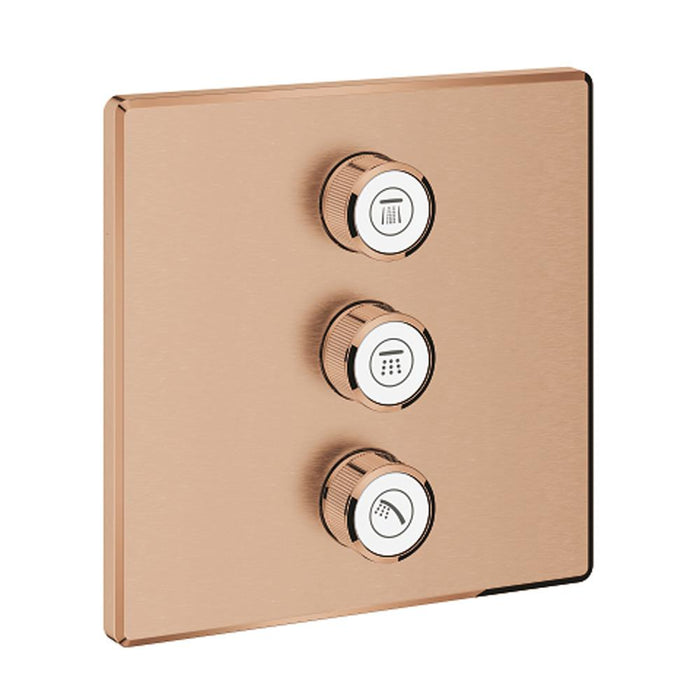 Grohe Grohtherm Smartcontrol Triple Volume Control Trim Set - Unbeatable Bathrooms