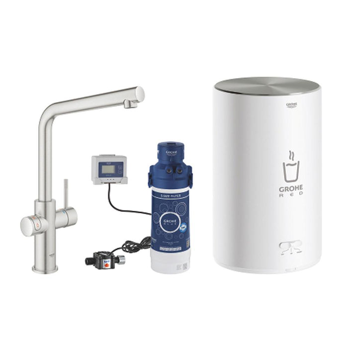 Grohe Red Duo Tap and Medium Size Boiler - Unbeatable Bathrooms