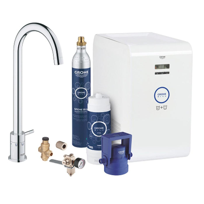 Grohe Blue Mono Chilled and Sparkling Starter Kit with 5 Filtration Phases - Unbeatable Bathrooms