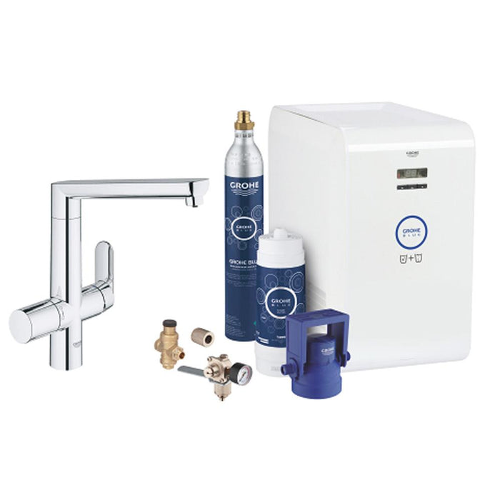 Grohe Blue K7 Professional Starter Kit with Filter Function for Fresh Sparkling Table Water - Unbeatable Bathrooms