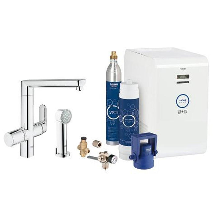 Grohe Blue K7 Professional Starter Kit with Filter Function for Fresh Sparkling Table Water - Unbeatable Bathrooms