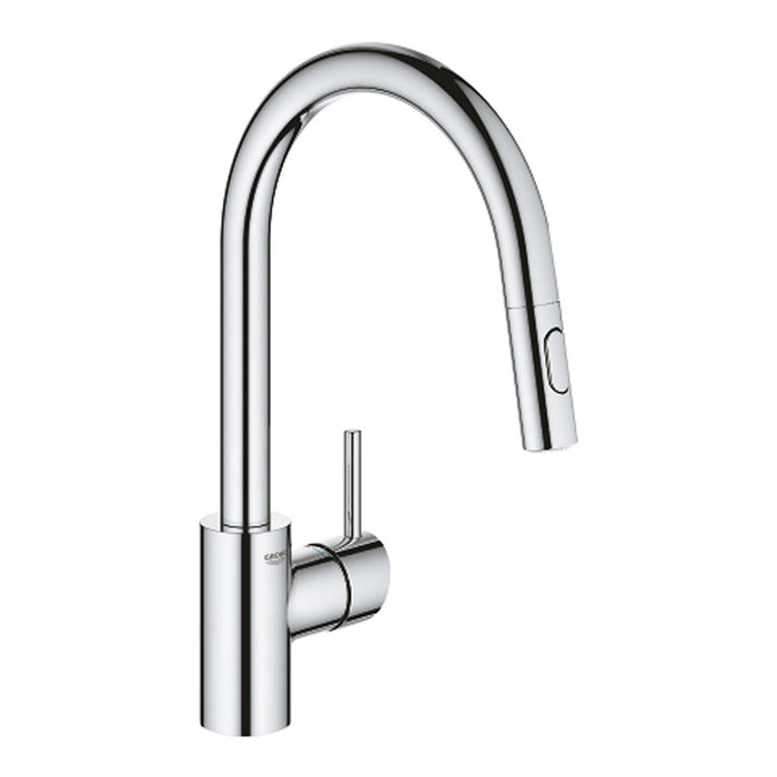 Concetto Single-Lever C-Spout Sink Mixer 1/2" - Unbeatable Bathrooms