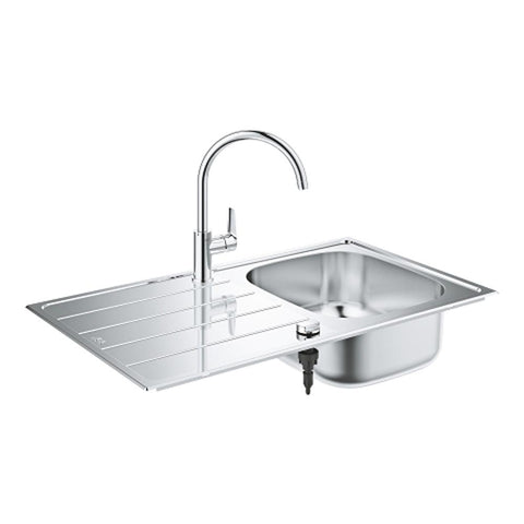 Grohe Bau Kitchen Sink and Tap bundle - Unbeatable Bathrooms