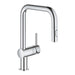 Grohe Minta Single Lever Swivel U-Spout Kitchen Mixer Tap with Pull-Out Spray - Unbeatable Bathrooms