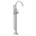 Grohe Atrio Single-Lever Bath Mixer 1/2", Floor Mounted Chrome - Unbeatable Bathrooms