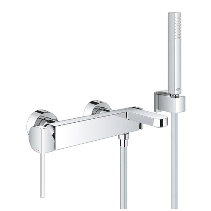Grohe Plus Single-Lever Bath/Shower Mixer 1/2" Chrome - Unbeatable Bathrooms
