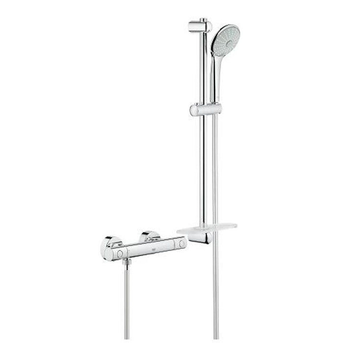 Grohtherm 1000 Cosmopolitan M Thermostatic Shower Set 1/2" - Unbeatable Bathrooms
