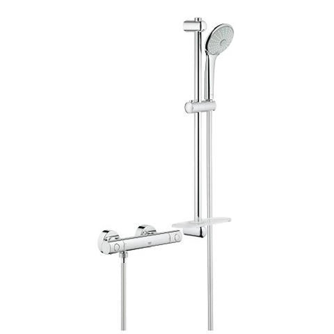 Grohtherm 1000 Cosmopolitan M Thermostatic Shower Set 1/2" - Unbeatable Bathrooms