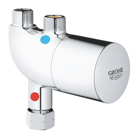 Grohtherm Micro Thermostatic Scalding Protection Chrome - Unbeatable Bathrooms
