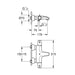 Grohtherm Special Wall Mounted Thermostatic Bath/Shower Mixer 1/2" - Unbeatable Bathrooms