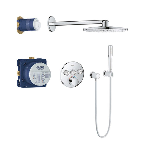 Grohtherm Smartcontrol Perfect Shower Set with Push Turn Shower Technology - Unbeatable Bathrooms