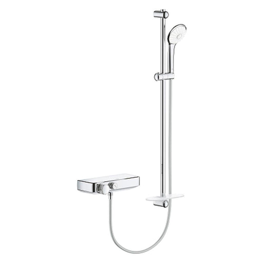 Grohtherm Smartcontrol Thermostatic Shower Mixer 1/2" with Shower Set - Unbeatable Bathrooms