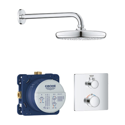Grohtherm Perfect Shower Set with Tempesta 210 - Unbeatable Bathrooms