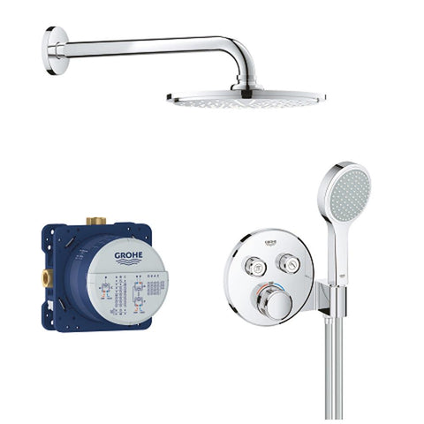 Grohtherm Smartcontrol Perfect Shower Set Chrome - Unbeatable Bathrooms