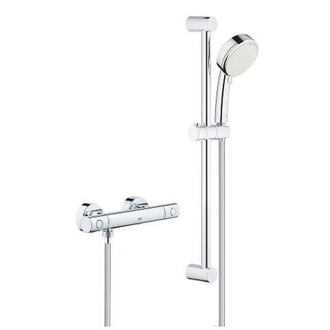 Grohtherm 800 Cosmopolitan Thermostatic Shower Set 1/2" 34768000 - Unbeatable Bathrooms
