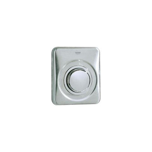 Grohe Wall Plate, Stainless Steel - Unbeatable Bathrooms