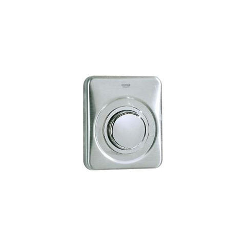 Grohe Wall Plate, Stainless Steel - Unbeatable Bathrooms