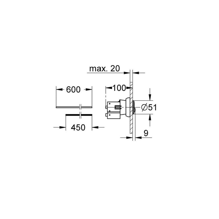 Grohe Air Button 38692Pi0 - Unbeatable Bathrooms
