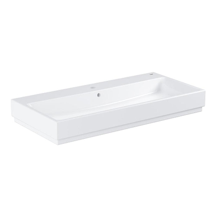 Grohe Cube 80/100cm Ceramic Wall Hung Basin - 1TH - Unbeatable Bathrooms