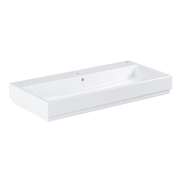 Grohe Cube 1TH Ceramic Countertop Basin (Various Sizes) - Unbeatable Bathrooms