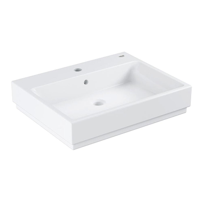 Grohe Cube 1TH Ceramic Countertop Basin (Various Sizes) - Unbeatable Bathrooms