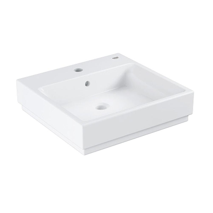 Grohe Cube 1TH Ceramic Countertop Basin (Various Sizes) - Unbeatable Bathrooms