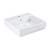 Grohe Cube 1TH Ceramic Countertop Basin (Various Sizes) - Unbeatable Bathrooms