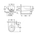 Grohe Essence Wall Hung Bidet - Unbeatable Bathrooms