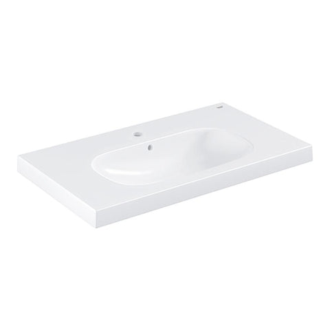 Grohe Euro 80/100cm 1TH Ceramic Inset Basin - Unbeatable Bathrooms