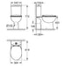 Grohe Bau Ceramic Close Coupled Toilet - 39604000 - Unbeatable Bathrooms
