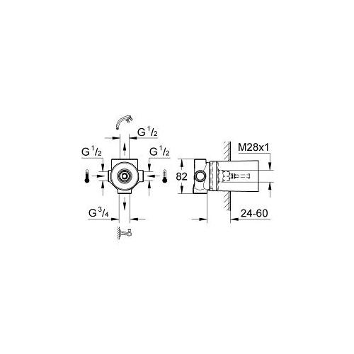 Grohe 4 Way Diverter - Unbeatable Bathrooms