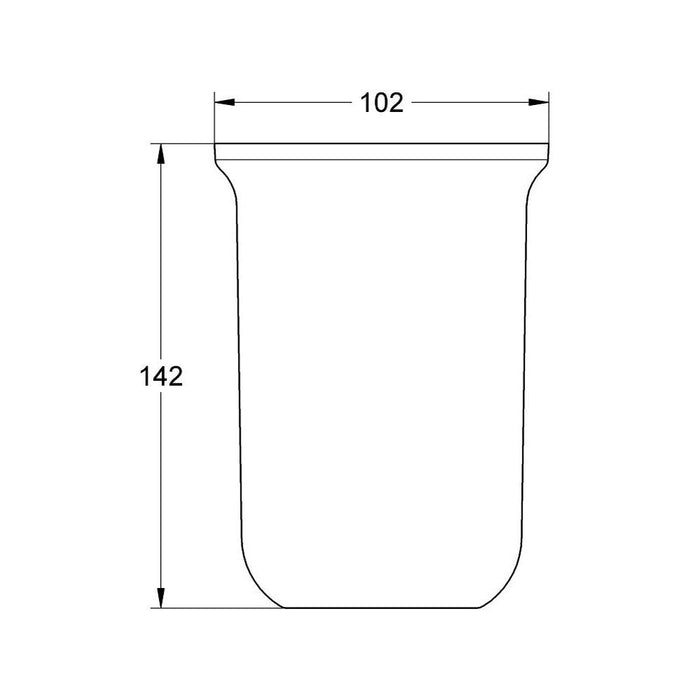 Grohe Spare Glass for Toilet Brush 40205000 - Unbeatable Bathrooms
