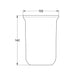 Grohe Spare Glass for Toilet Brush 40205000 - Unbeatable Bathrooms