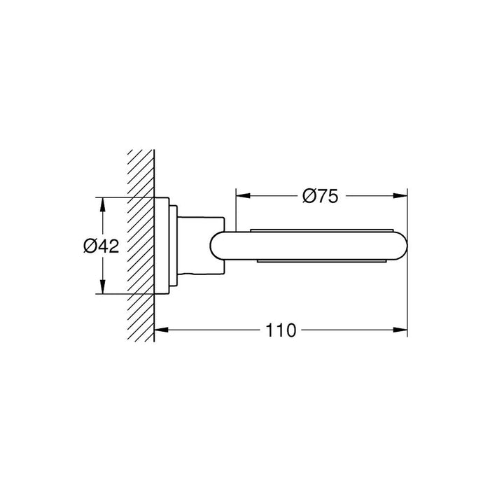 Grohe Atrio Glass Holder - Unbeatable Bathrooms