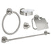 Grohe Essentials 5-in-1 Bathroom Accessories Set - Towel Ring, Towel Rail, Robe Hook, Toilet Roll Holder & Soap Dish Holder - Unbeatable Bathrooms