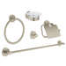 Grohe Essentials 5-in-1 Bathroom Accessories Set - Towel Ring, Towel Rail, Robe Hook, Toilet Roll Holder & Soap Dish Holder - Unbeatable Bathrooms