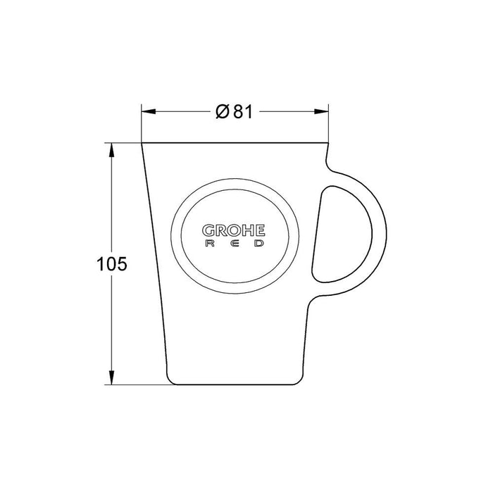 Grohe Red Tea Glasses (4 Pieces) - Unbeatable Bathrooms