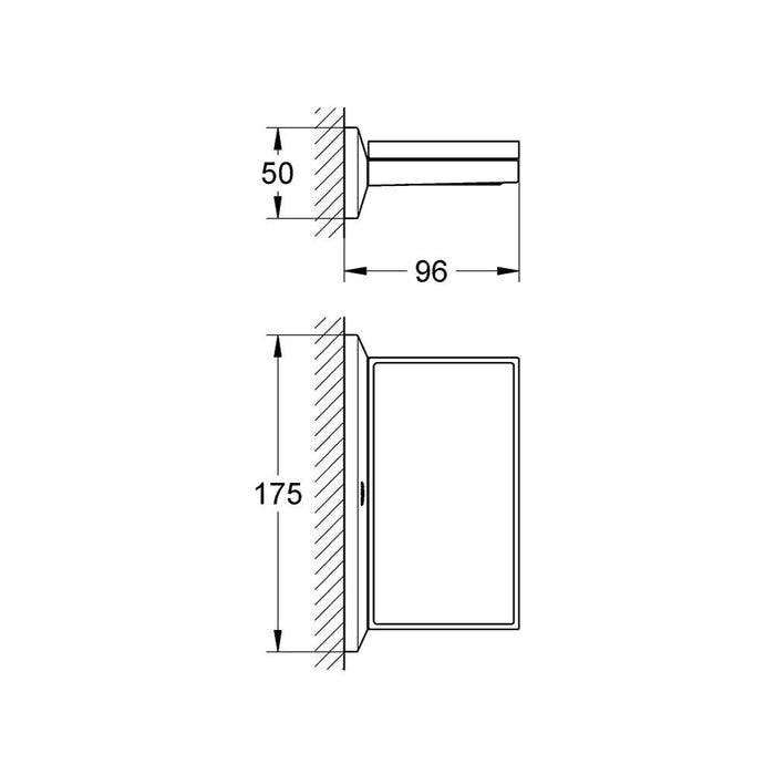 Grohe Allure Brilliant Shelf with Soap Dish - Unbeatable Bathrooms