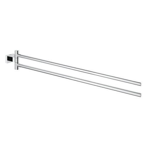 Grohe Essentials Cube Towel Bar Chrome - Unbeatable Bathrooms